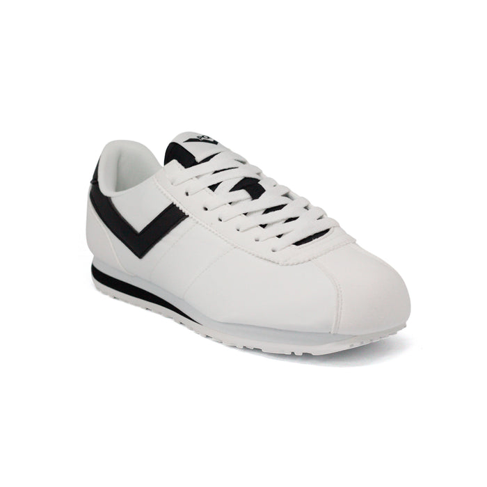 HUDSON-M-31 PONY CALZADOS LIFESTYLE MASCULINO MODA HUDSON WHITE/BLACK