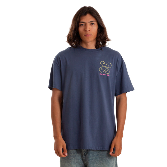 Quiksilver Remeras Masculino Moda Outside Inside Azul