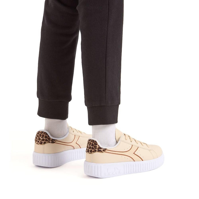 Diadora Kids Game Step P Leopard Ps Angora Beige