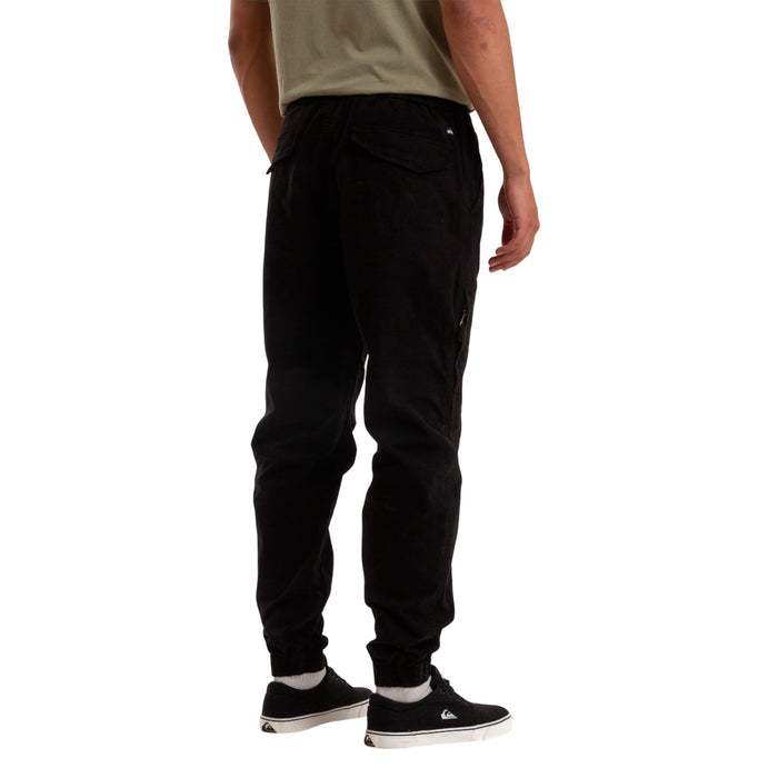Quiksilver Pantalones Masculino Moda Cargo Julian Black