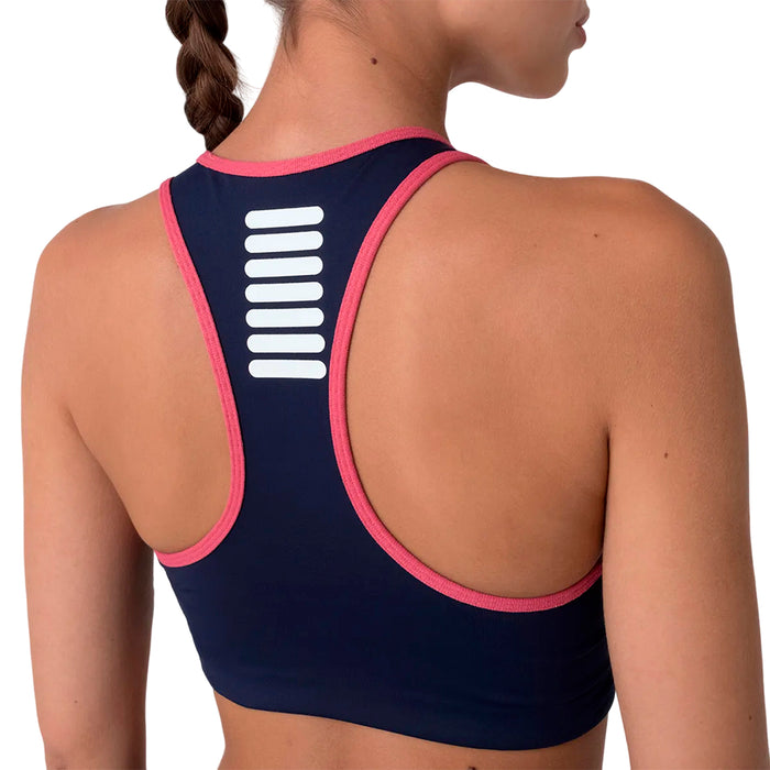 Fila Tops Femenino Training Seven Stripes Fit RoseCherry/Navy/White