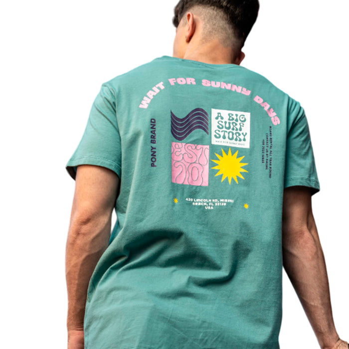 Pony Remeras Unisex Moda T Shirt Beryl Gren