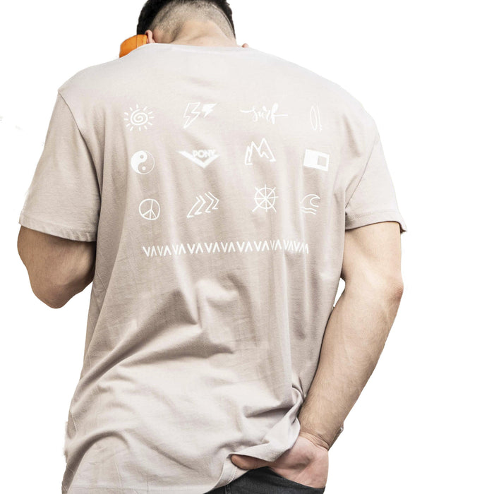 Pony Remeras Unisex Moda T Shirt Beige