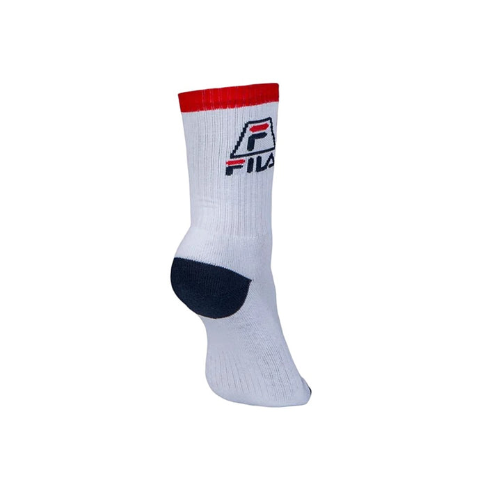 F23HT00058-518 FILA ACCESORIOS MODA MEDIAS UNISEX BASKET BLANCO/MARINO/ROJO