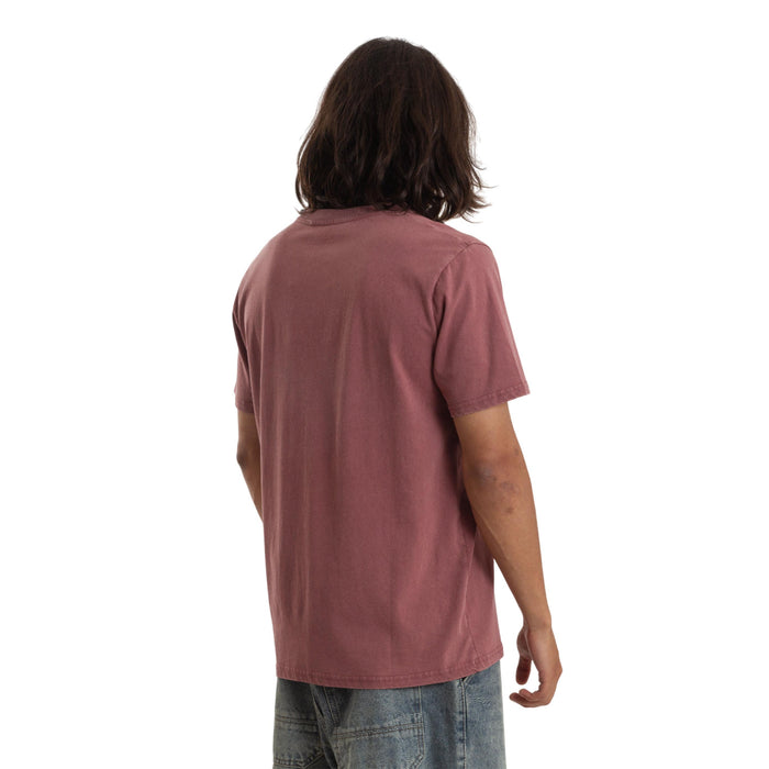 Quiksilver Remeras Masculino Moda Tuned Out Rose Brown