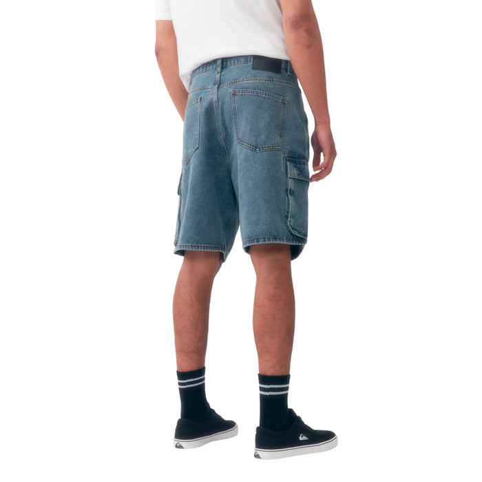 Quiksilver Shorts Masculino Moda Santiago Dark Blue