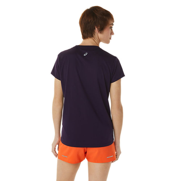 2012C395.500 ASICS PRENDAS T-SHIRT FEMENINO FUJITRAIL LOGO SS TOP NIGHT SHADE
