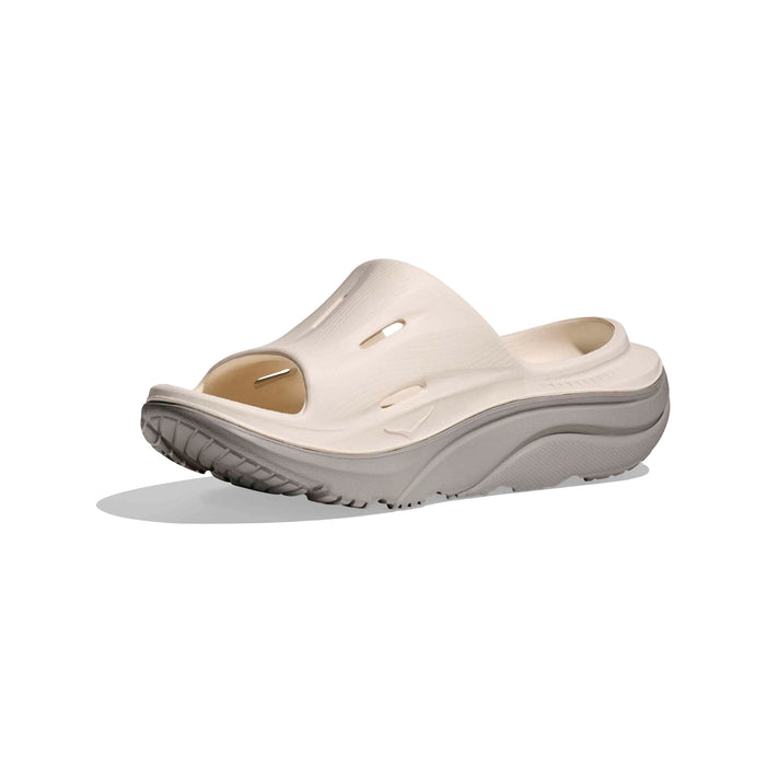 1135061-ATRS HOKA CALZADOS ZAPATILLAS FEMENINO RUNNING ORA RECOVERY SLIDE 3 ALABASTER/STARDUST