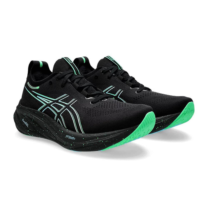 Asics Deportivos Masculino Running Gel Nimbus 26 Black/Soothing Sea