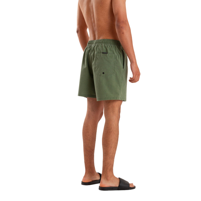 Quiksilver Shorts de Baño Masculino Moda Volley Green