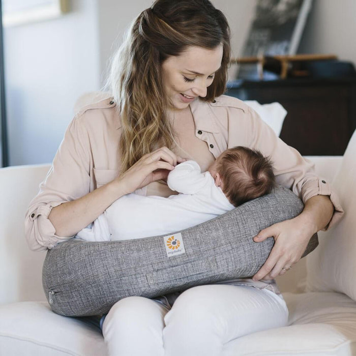 Ergobaby Natural Curve Nursing Pillow-Grey