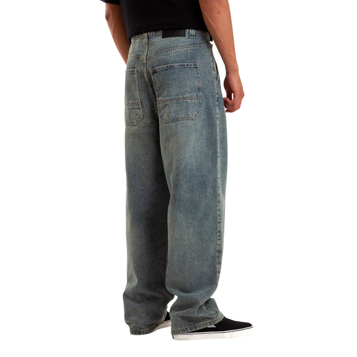 Quiksilver Jeans Masculino Moda Libre Mid Blue