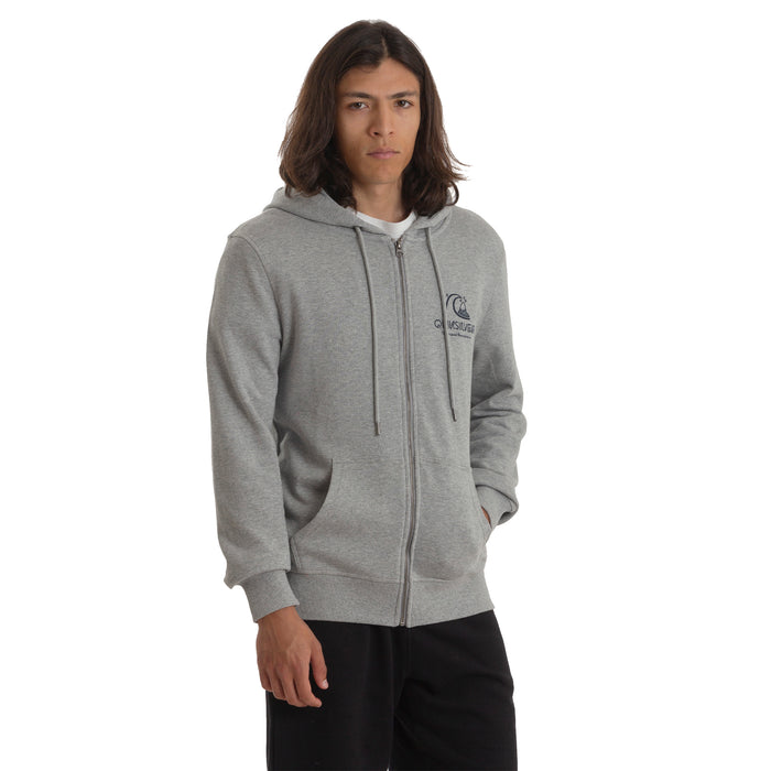 Quiksilver Canguros Masculino Moda Original Logo Gris Melange