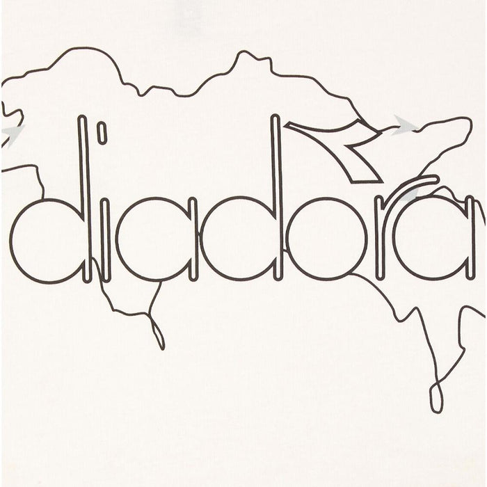 Diadora Remeras Unisex Moda T Shirt Ss Route White Alyssum
