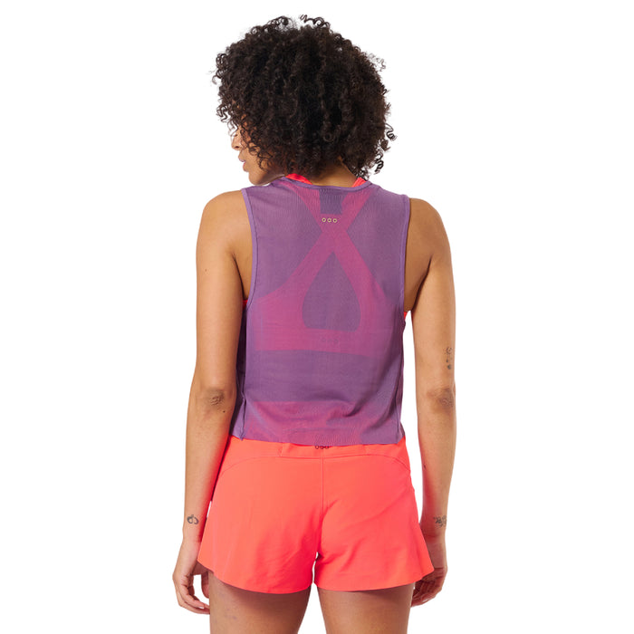Saucony Remeras Femenino Running Pinnacle Crop Tank Violet