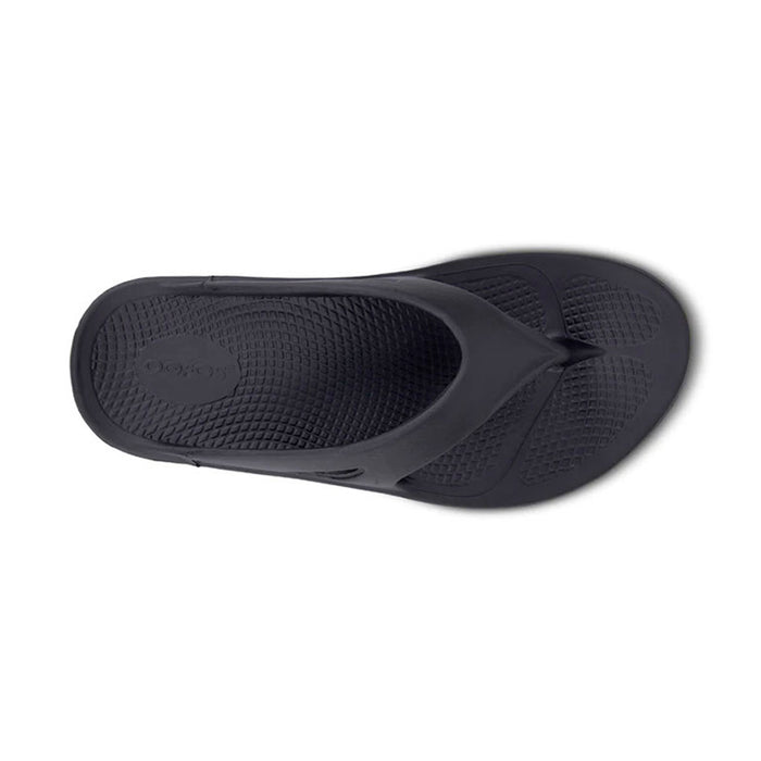 1000-BLK OOFOS CALZADOS ZAPATILLAS UNISEX ACTIVE RECOVEY OORIGINAL THONG BLACK