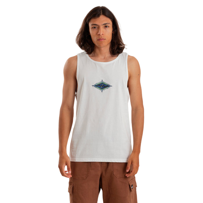 Quiksilver Musculosas Masculino Moda Beach Blast Tnk Blanco