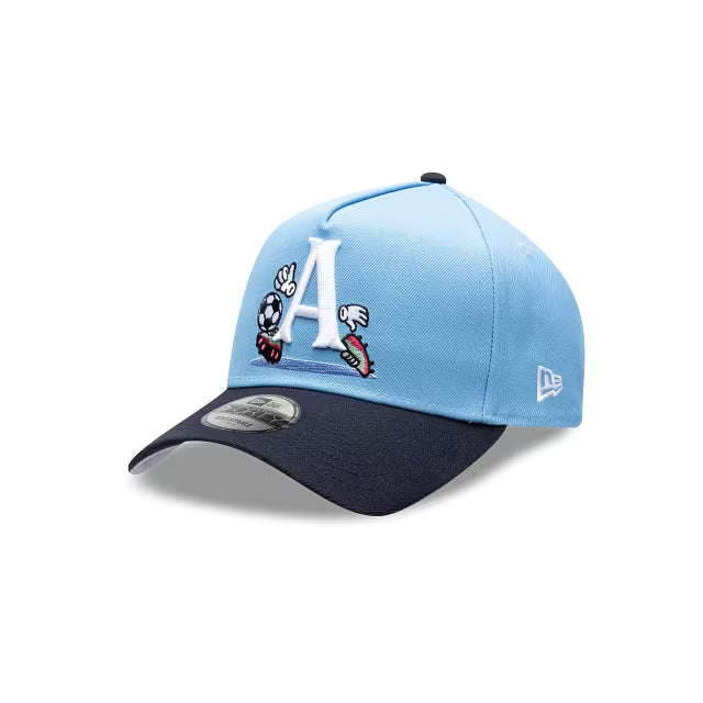 New Era Gorros 9Forty Unisex Cartoon Soccer Argentina