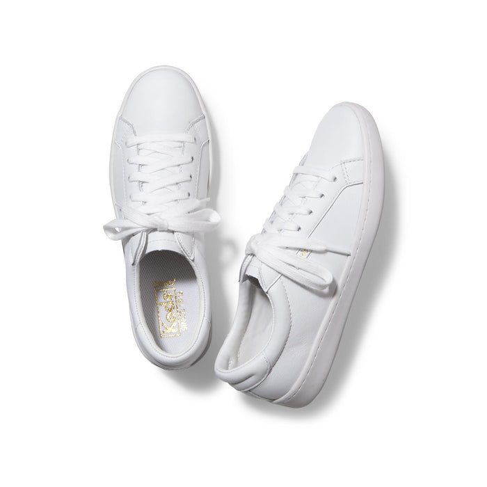 Keds Lifestyle Femenino Moda Ace Leather White