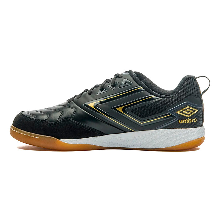 U01FB041-198 Umbro Calzados Indoor Unisex Futbol Pro 5 Bump Negro/Dorado/Periscope