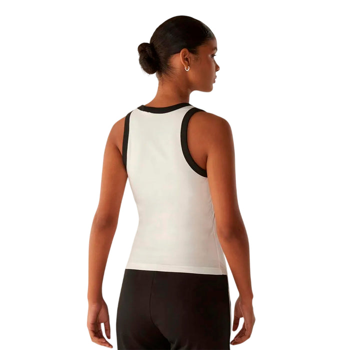F12L01907-670 Fila Prendas Musculosas Femenino Moda Slim F Box Off White/Black