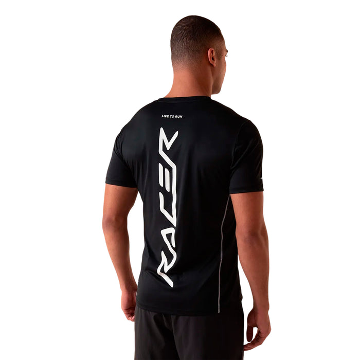 F11R00328-160 FILA PRENDAS REMERAS MASCULINO RUNNING CARBON RACER BLACK