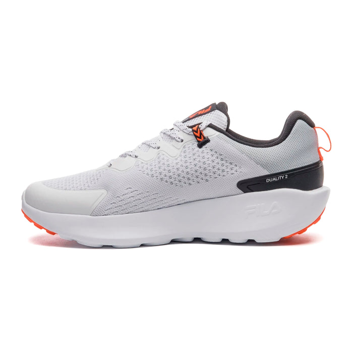 F01R00165-6536 FILA CALZADOS DEPORTIVOS MASCULINO RUNNING DUALITY 2 WHITE/BLACK/TANGERINE TANGO