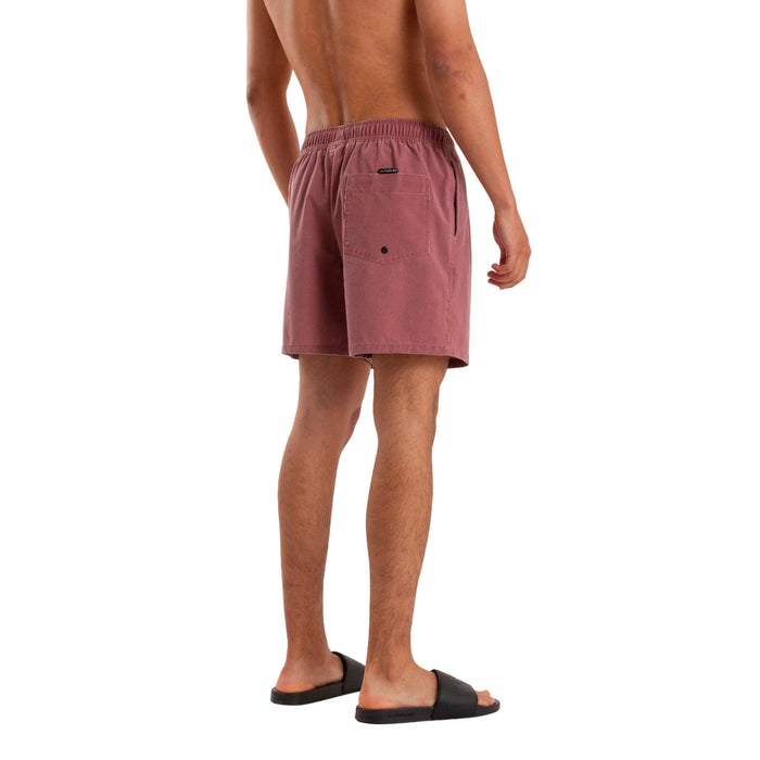 Quiksilver Shorts de Baño Masculino Moda Volley Dk Red