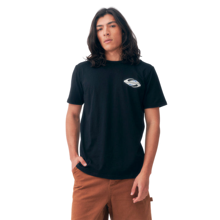 Quiksilver Remeras Masculino Moda Global Heat Black