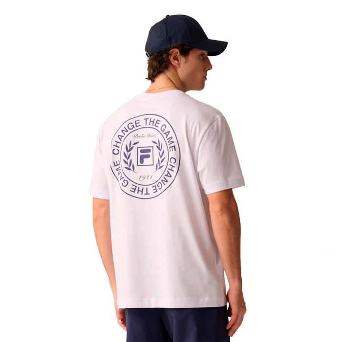 F11L01433-100 FILA PRENDAS REMERAS MASCULINO MODA COMFORT CHANGE WHITE