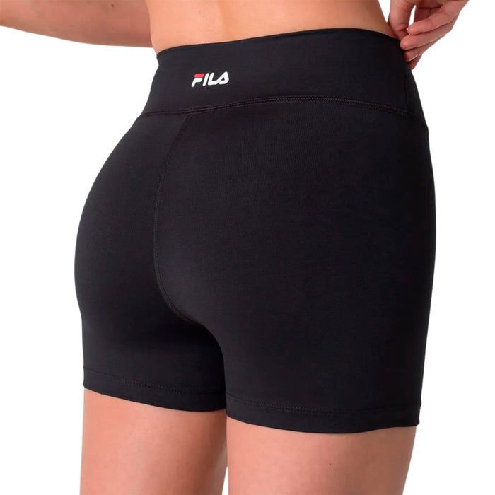 F12AT00745-494 FILA PRENDAS SHORTS FEMENINO TRAINING FLAT LIFE BLACK/RED/WHITE
