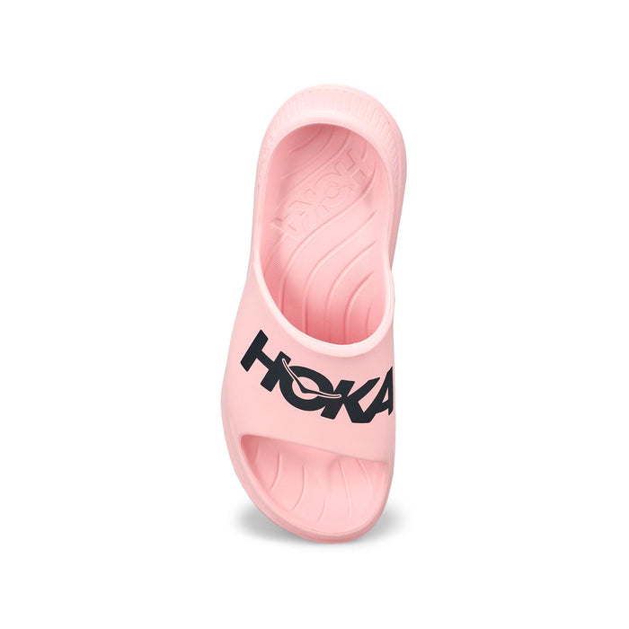 1155154-CNTN HOKA CALZADOS ZAPATILLAS FEMENINO TRAINING ORA ATHLETIC SLIDE CARNATION/BLACK