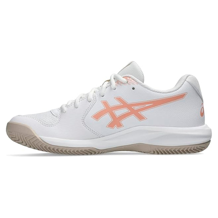 1042A314.100 Asics Calzados Deportivos Femenino Tenis Gel-Dedicate 9 Clay White/Cantaloupe