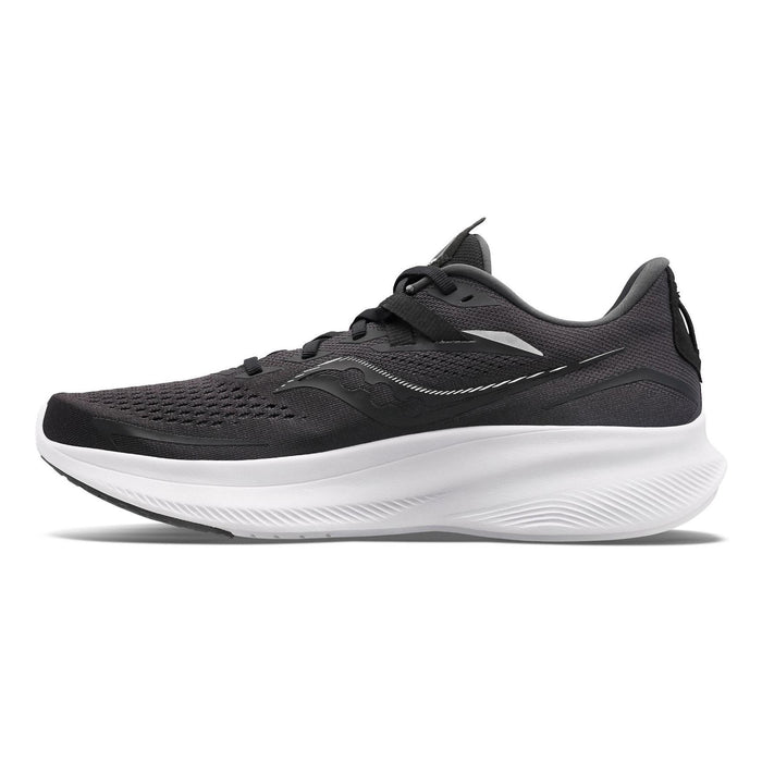 Saucony Running Masculino Ride 15 Black/White