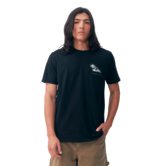 Quiksilver Remeras Masculino Moda Palm Island Black