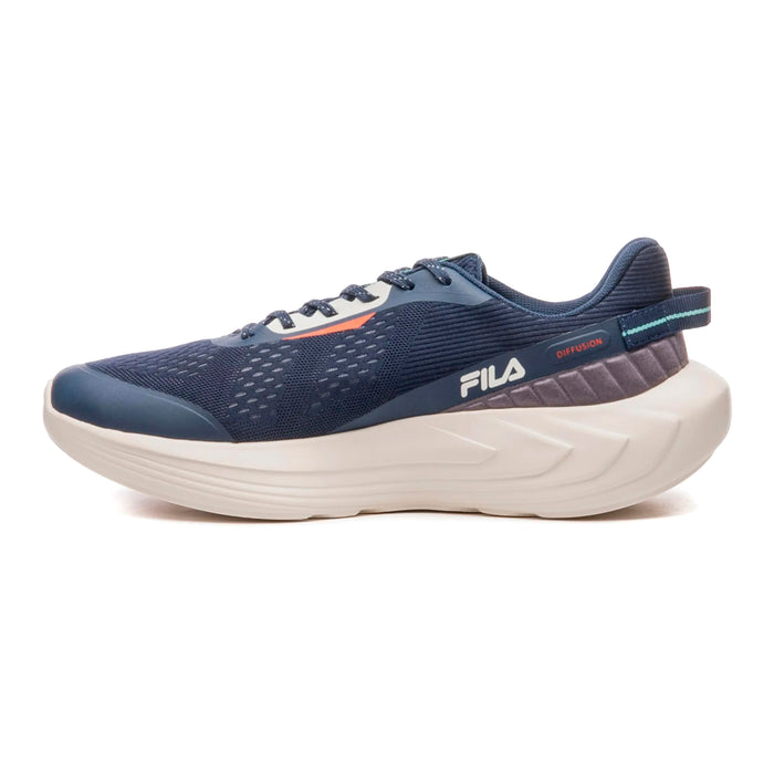 F01TR00065-6819 FILA CALZADOS DEPORTIVOS MASCULINO RUNNING DIFFUSION NAVY/POOL BLUE/TANGERINE TANGO