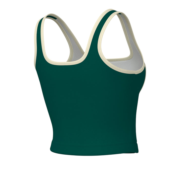 F12TN00877-3814 Fila Prendas Tops Femenino Tenis Slim Line Tennis Sports Club Green Forest/Light Cream