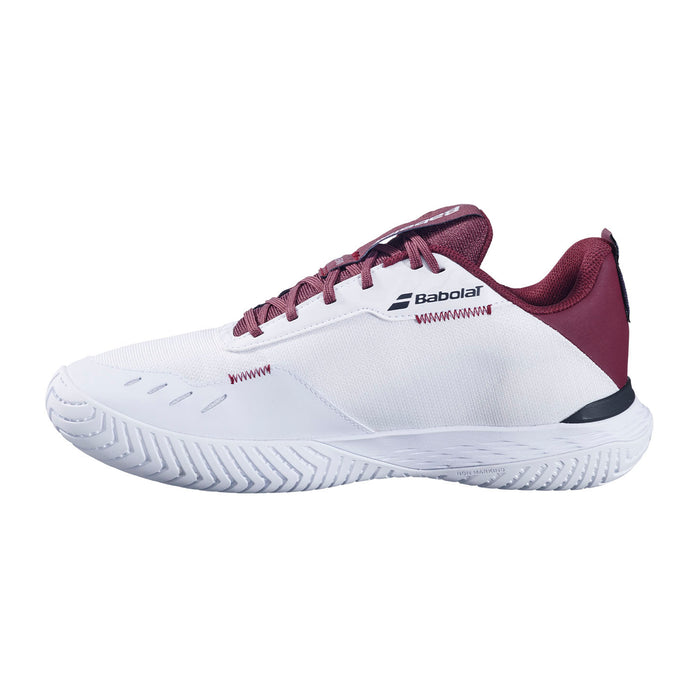 3A0F25A925-1109 BABOLAT CALZADOS DEPORTIVOS MASCULINO TENIS SFX EVO CLAY WHITE/PORT ROYALE