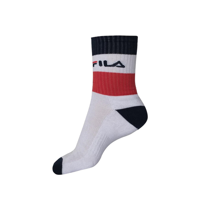 F23L00197-518 FILA ACCESORIOS MODA MEDIAS UNISEX DNA BLANCO/MARINO/ROJO