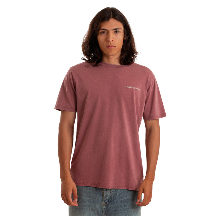 Quiksilver Remeras Masculino Moda Desert Waves Rose Brown