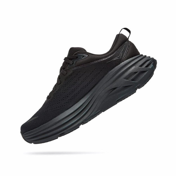 Hoka Running Femenino Bondi 8 Black/Black