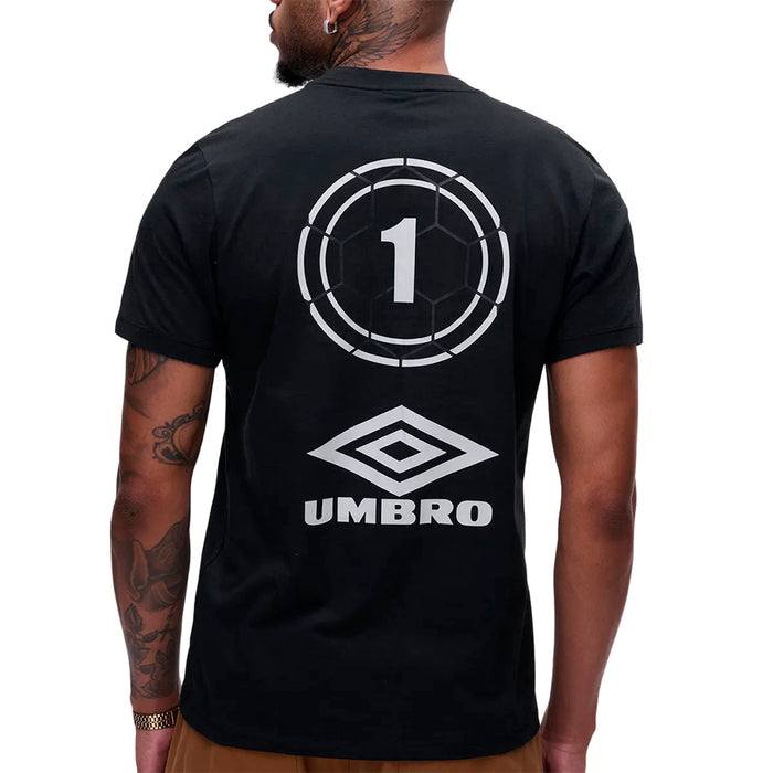 Umbro Remeras Masculino Moda Authentic Negro