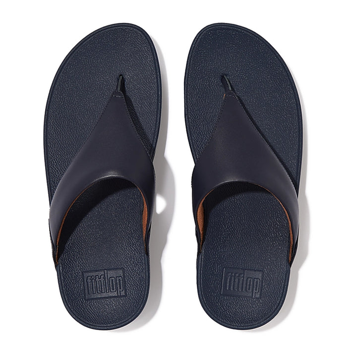 I88-A15 FITFLOP CALZADOS SANDALIAS FEMENINO LULU LEATHER TOEPOST DEEPEST BLUE