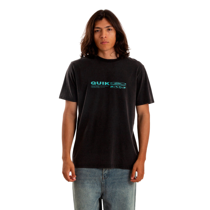Quiksilver Remeras Masculino Moda Charts Black
