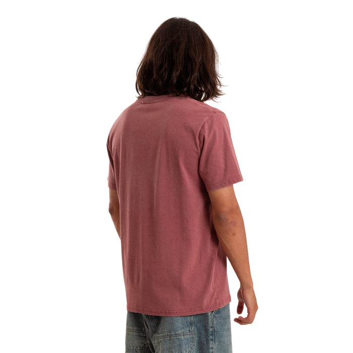 Quiksilver Remeras Masculino Moda Tuned Out Rose Brown
