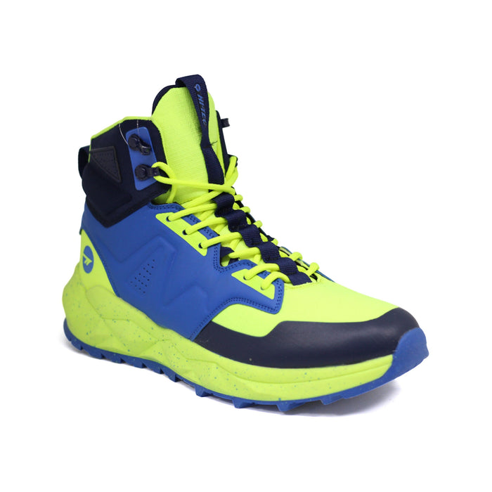 Hitec Deportivos Masculino Hiking M Geo Sand Trail Mid Dk Blue/Med Blue/Yellow