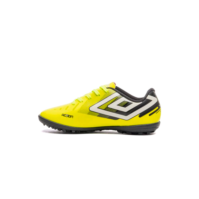 U07FB00286-612 Umbro Calzados Society Niños Futbol Action Jr Lime/Black/White
