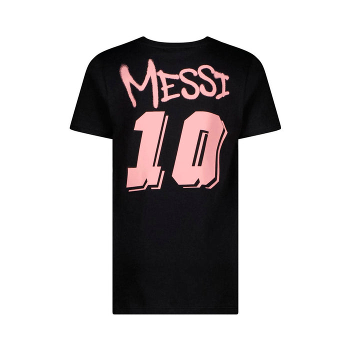 Messi Remeras Niños Ten Black