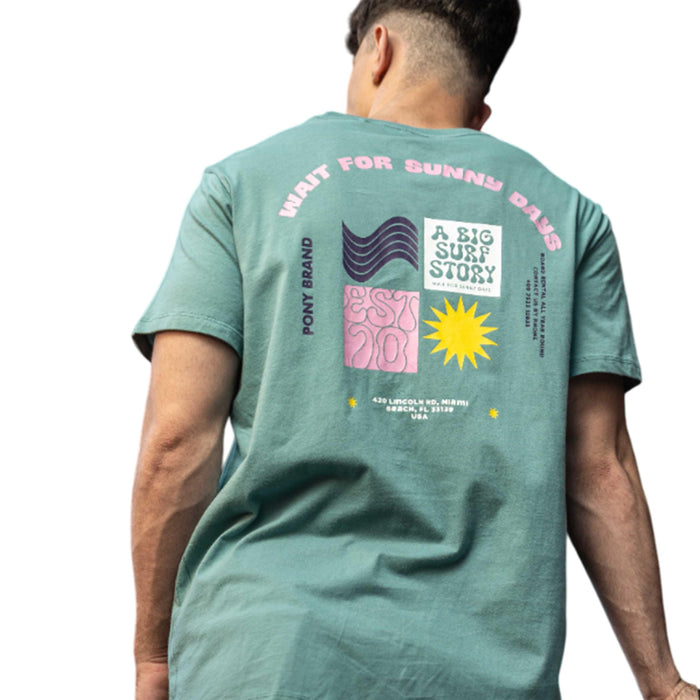 Pony Remeras Unisex Moda T Shirt Beryl Gren