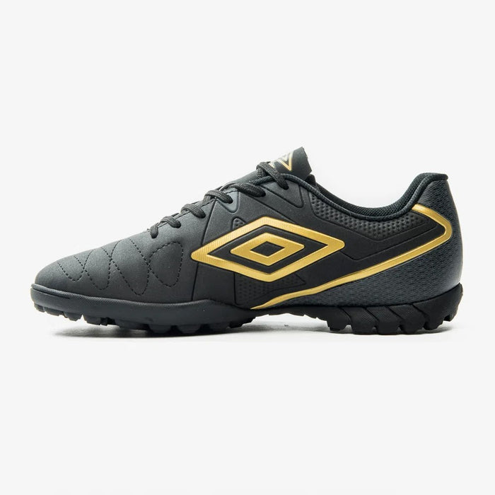 U01FB072-198 Umbro Calzados Futbol Society Masculino Attak Eternal Negro/Dorado/Grafito